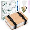 Suziko Professional Flower Press Kit 6 Layers 6.3 x 8.3 inch, Flower Pressing Kit for Adults Kids, Leaf Press,Great Gift Valentine's Day view 1