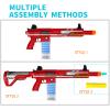 AGM MASTECH 416 Foam Blaster, Shell Ejecting Model with 40 Darts, 2 Mags. Realistic Tactical Gear for CS Games, Outdoor Matches, Teens 14+ & Adults (Red) view 2