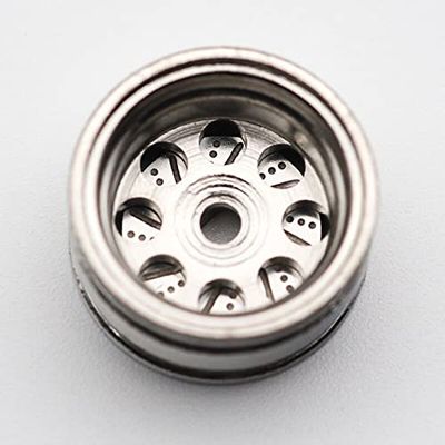 Replacement Part For Orlandoo Hunter 4Pcs Metal Wheel Hub Wider Wheelbase 15mm Wheel Hub For 1/35 RC Model Assembled Class Car Upgrade Part - (Color: 4PcsSilver With Disc)