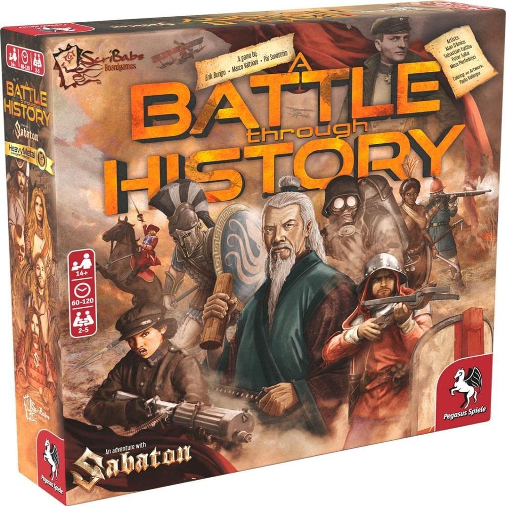 A Battle Through History - Board Game by Pegasus Spiele 2-5 Players Board Games for Family 60-120 Minutes of Gameplay Games for Family Game Night Teens and Adults Ages 14+ - English Version