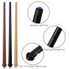Skylety 3 Pieces Light up Wand Magic Light and Sound Illuminating Princess Wand Fairy Favors Party Accessory for Cosplay Masquerade(Black, Dark Brown, Yellow) view 3