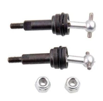 Replacement Part For 1/28 K969 K989 P929 Upgraded Parts Metal Steering Cup Rear Shaft Mount Drive Shaft Shock Absorber Damper Board For RC Car - (Color: 2pc Silver Drive)