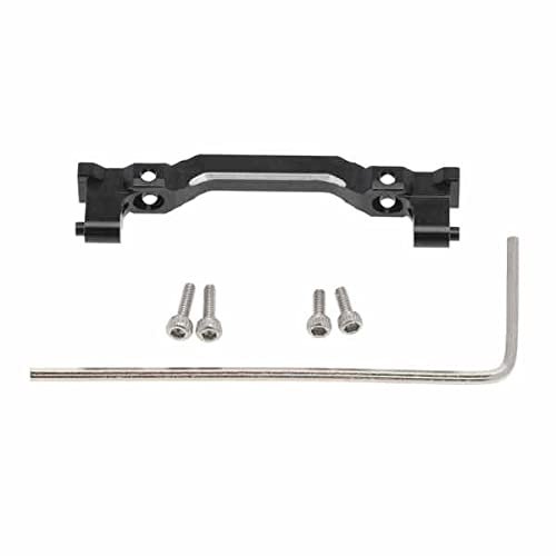 Replacement Part For 1/24 SCX24 90081 RC Car Parts Front Bumper Mount Crossmember Crash Barrier Frame Fixed Seat - (Color: Black)