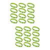 BESTOYARD 48 Pieces St Patricks Day Silicone Bracelets Bulk Shamrock Wristbands Party Favors Green Clover Accessories for Kids view 1