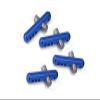 GPM For Arrma 1/8 VENDETTA 4X4 3S BLX Speed Bash Racer Upgrade Parts Aluminum + Stanless Steel Front+Rear Body Post - 4Pc Set Blue view 1