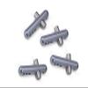 GPM For Arrma 1/8 VENDETTA 4X4 3S BLX Speed Bash Racer Upgrade Parts Aluminum + Stanless Steel Front+Rear Body Post - 4Pc Set Gray Silver view 1