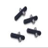 GPM For Arrma 1/8 VENDETTA 4X4 3S BLX Speed Bash Racer Upgrade Parts Aluminum + Stanless Steel Front+Rear Body Post - 4Pc Set Black view 1