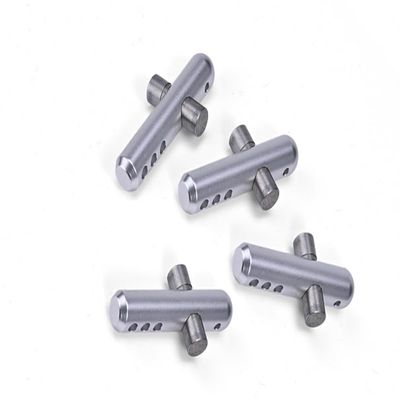 GPM For Arrma 1/8 VENDETTA 4X4 3S BLX Speed Bash Racer Upgrade Parts Aluminum + Stanless Steel Front+Rear Body Post - 4Pc Set Silver