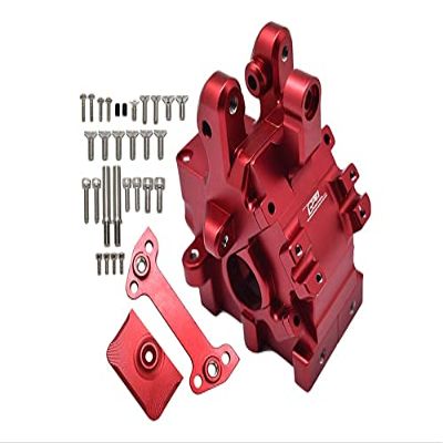 Aluminum Front Or Rear Gear Box For Arrma 1:5 KRATON 8S BLX-ARA110002 / KRATON EXB Roller-ARA5208-34Pc Set Red