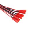 OliYin 2pcs 6X JST Lipo Charger Plug JST 1-Male to 6-Female Parallel Connector Cable 20awg 23cm9in - Used with Stock Blade SR / 120SR Celectra Charger view 3
