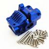 for Traxxas 1/10 Rustler Hoss Slash Stampede 4x4 XO-1 6881 Aluminum Front Differential Gear Case Blue view 2