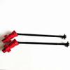 for Traxxas 1/5 X-MAXX 8S 7750X 7768 7756 Aluminum Adaptor + Harden Steel Driveshaft Red view 2