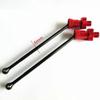 for Traxxas 1/5 X-MAXX 8S 7750X 7768 7756 Aluminum Adaptor + Harden Steel Driveshaft Red view 3