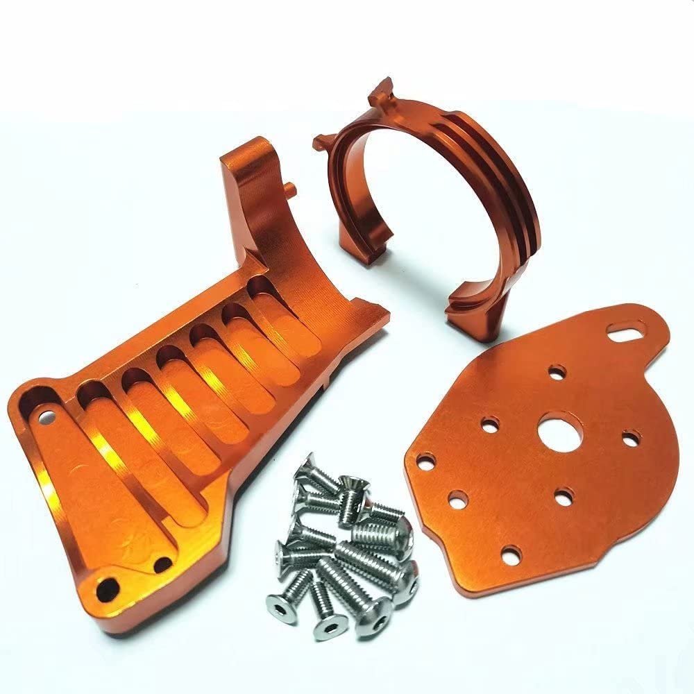 for Traxxas 1/10 MAXX 8960 Aluminum Motor Mount Orange