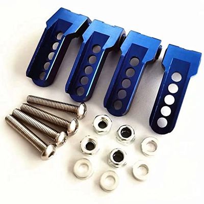 for Traxxas 1/10 TRX4 Aluminum F+R Shock Tower Mount Blue