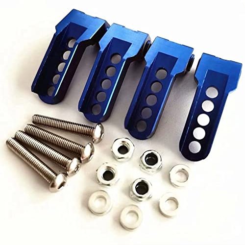 for Traxxas 1/10 TRX4 Aluminum F+R Shock Tower Mount Blue