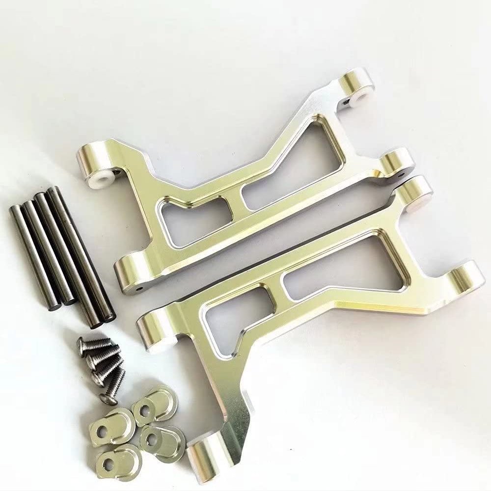 for Traxxas 1/10 MAXX 8929 Aluminum F/R Upper Suspension Arm Silver