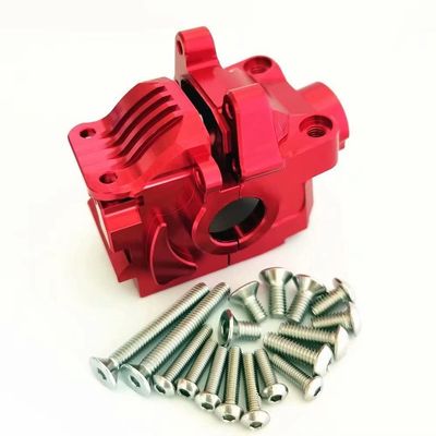 for Traxxas 1/10 Rustler Hoss Slash Stampede 4x4 XO-1 6881 Aluminum Front Differential Gear Case Red
