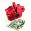 for Traxxas 1/10 Rustler Hoss Slash Stampede 4x4 XO-1 6881 Aluminum Front Differential Gear Case Red view 1