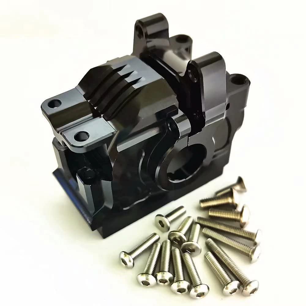 for Traxxas 1/10 Rustler Hoss Slash Stampede 4x4 XO-1 6880 Aluminum Rear Differential Gear Case Black