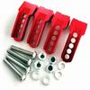 for Traxxas 1/10 TRX4 Aluminum F+R Shock Tower Mount Red view 1