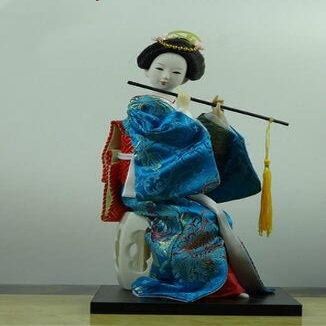 Crysdaralovebi 30cm Kawaii Statuette Japanese Geisha Dolls Kimono Dolls Belle Girl Lady Collection Home Decor Miniature Gift Figurines (31)