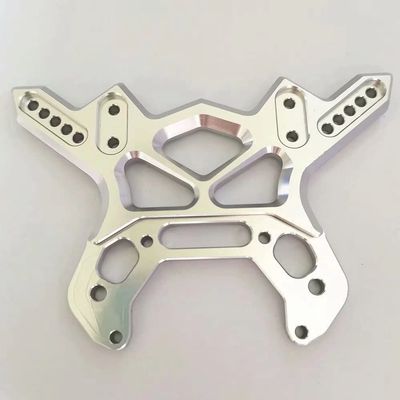 for Arrma 1/8 Kraton Talion Notorious Outcast 6S AR330220 Aluminum Mutiple Holes Ajustable Front Shock Tower Silver