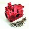 for Traxxas 1/10 Rustler Hoss Slash Stampede 4x4 XO-1 6880 Aluminum Rear Differential Gear Case Red view 2
