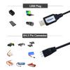 Charger Cable Replacement for SCX24 RC Car, Splatter Ball Gun, Gel Blaster, Drone - 7.4V 2S Lipo Battery Charger 2-Pack view 2