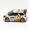 Majorette Car 1/64 - Citroen DS3 WRC Abu Dhabi no.4 White Gold (Letter on Front Grille) - Scale 1/58 (3 inches) - no Package view 4