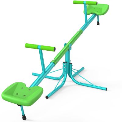 Amictoy Teeter Totter for Kids, Sit and Spin Seesaw for Toddlers Age 3-9, Heavy Duty Toys for Indoor and Outdoor, Safety Certified