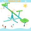 Amictoy Teeter Totter for Kids, Sit and Spin Seesaw for Toddlers Age 3-9, Heavy Duty Toys for Indoor and Outdoor, Safety Certified view 2