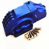 for Traxxas 1/10 MAXX 8987 Aluminum Main Gear Cover Blue view 1