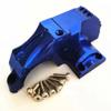 for Traxxas 1/10 MAXX 8987 Aluminum Main Gear Cover Blue view 2