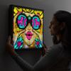Lite Brite Wall Art POP Wow - 16" x 16" Screen, 6,000 Mini Pegs, 3 HD Designs, Great Gift for Ages 14+, DIY Activity Set for Teens and Adults, Dorm Room Wall Dcor, Includes 1 Tablet view 4