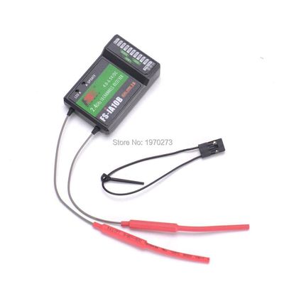 FS-IA10B Fly Sky 2.4G 10 Channel Receiver PPM Output with iBus Port Compatible with FS-i6 FS-i6S FS-i10 for Airplane