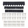 Male/Female Servo Receiver Connector Plug with Lock Version Gold Plated terminals Crimp Pin Kit for RC Model - 10 Sets view 1