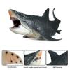 EOIVSH Large Megalodon Shark Toy, Plastic Ocean Animal Figurine, Realistic Sea Monster Toy Figure for Collection Gift, Bath Toy, Cake Topper view 3
