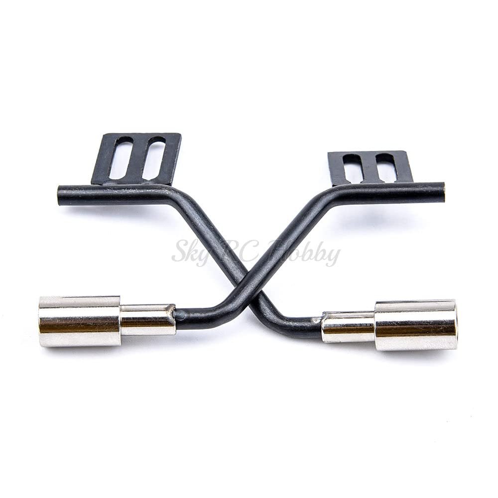 Simulation Metal Exhaust Pipe Gas Vent for kyx Traxxas TRX-4 Trx4 Defender Bronco RC Car Parts Exhaust Manifold