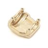 1 Piece Metal Copper Front and Rear Axle Cover Weight 40G for 1/10 RC Crawler Car AXIAL SCX10 III AX103007 view 4