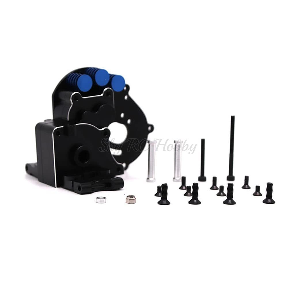 Replacement Transmission Case Cover Aluminum Alloy Gearbox Cover Kit for Traxxas Slash 2WD RC Car Upgrade Parts