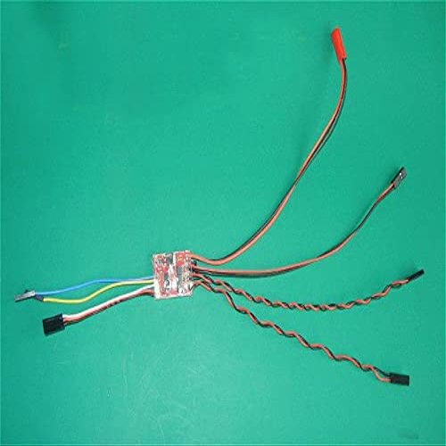 Dual Way 3-Channel 3ch 2s Brushed Esc Excavator Tank 35:1 Dual Mode Speed Controller Bidirectional 6v-10v for Rc Model Parts