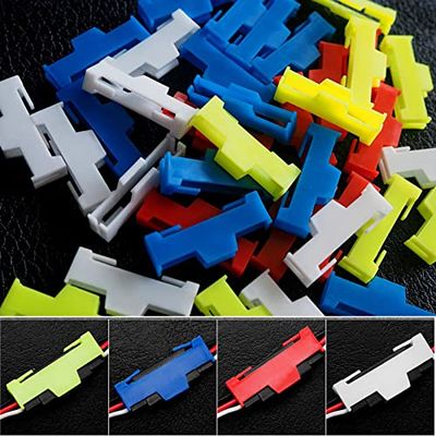 50pcs/lot Servo Extension Cable Buckle Clip Plastic Servos Cord Fastener Jointer Plugs Fixing Holder for DIY RC Airplane Parts