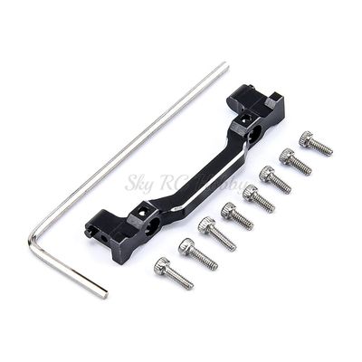 Front Bumper Mount Crossmember Crash Barrier Frame Fixed Seat for 1/24 Axial SCX24 90081 RC Car Parts