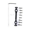 Front Bumper Mount Crossmember Crash Barrier Frame Fixed Seat for 1/24 Axial SCX24 90081 RC Car Parts view 3