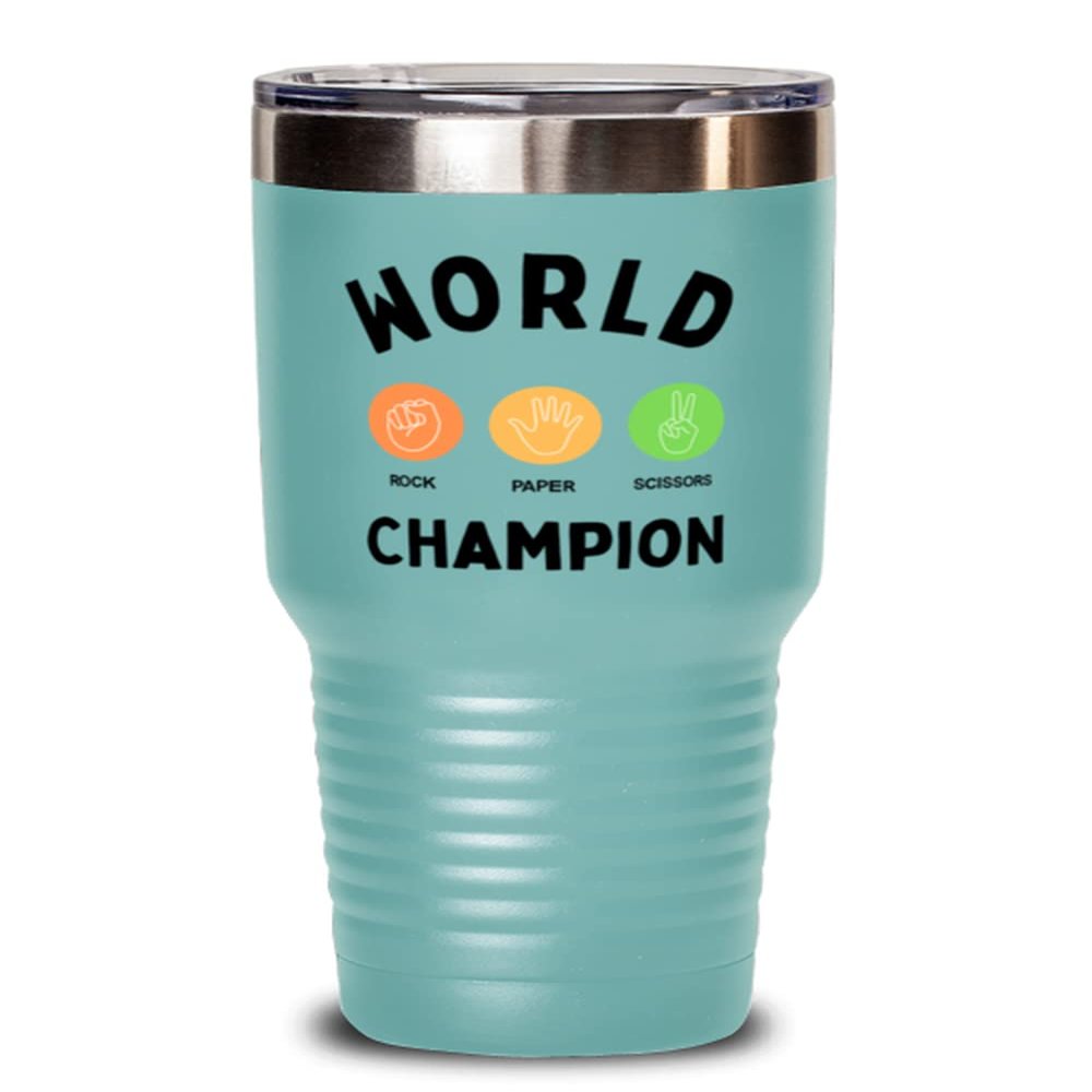World rock scissors paper - funny mug for man or woman