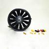 4S 70mm 12 Blades Fan ducted QX-Motor EDF Unit for RC Drone brushless Motor QF2827 2600KV 80A ESC Quadcopter Accessories view 1