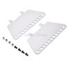 1:12 MN D90 D91 Model Accessory RC Car Spare Parts Metal Silver Pedal 95AE view 1