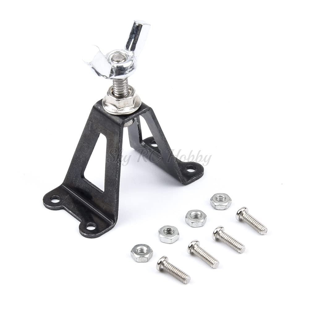 1/10 Spare Tire Rack Metal Spare Tyre Bracket Wheel Holder Carrier for 1/10 Axial SCX10 D90 Tamiya CC01 RC Crawler Car
