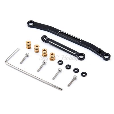 Aluminum Alloy Material CNC Front Steering Linkage Rods Set for Axial SCX24 90081 RC Crawler Upgrade Parts